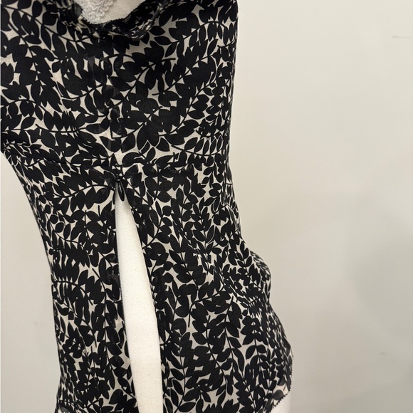 Black and White Printed Women's Top - Picture 5 of 5